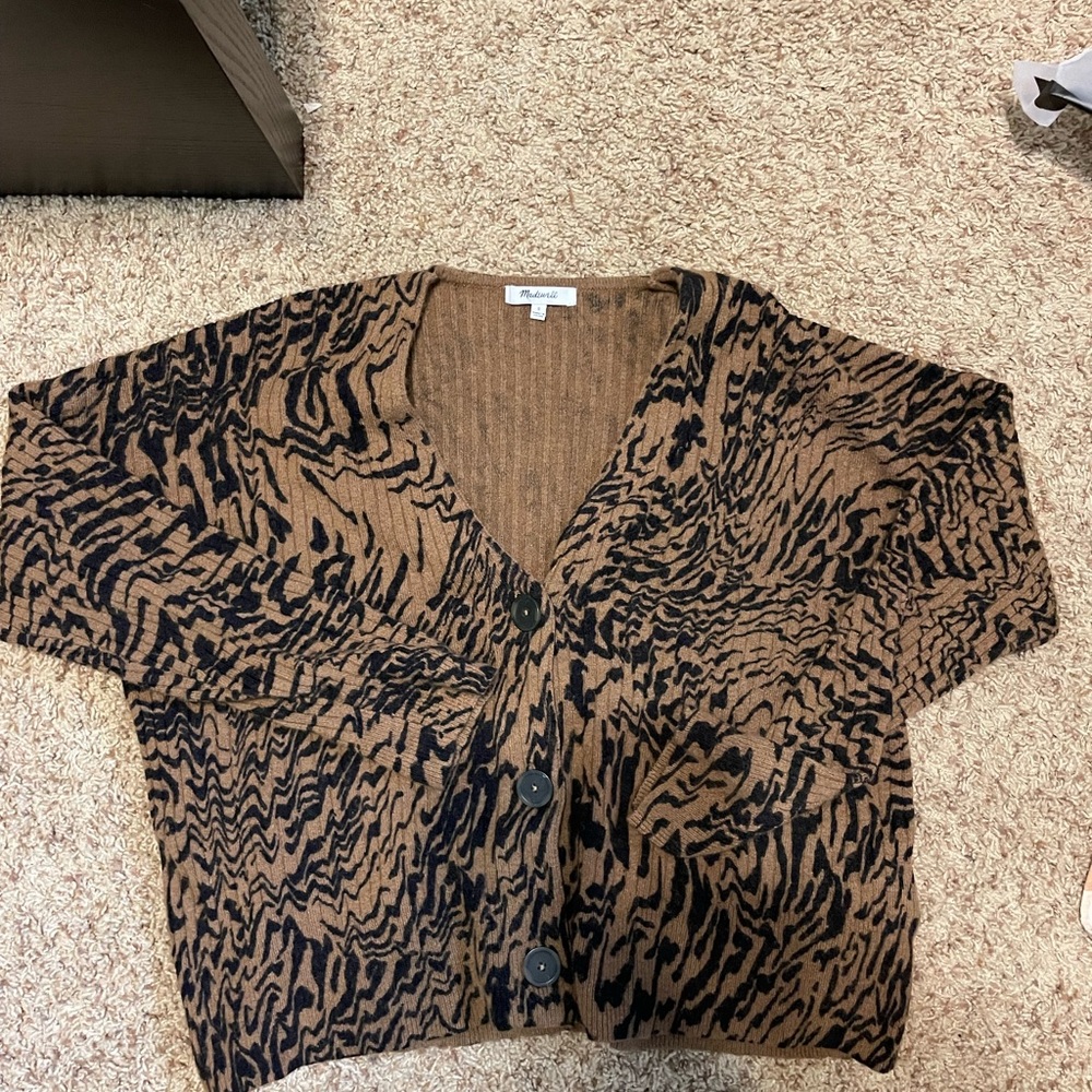 Madewell cropped sweater